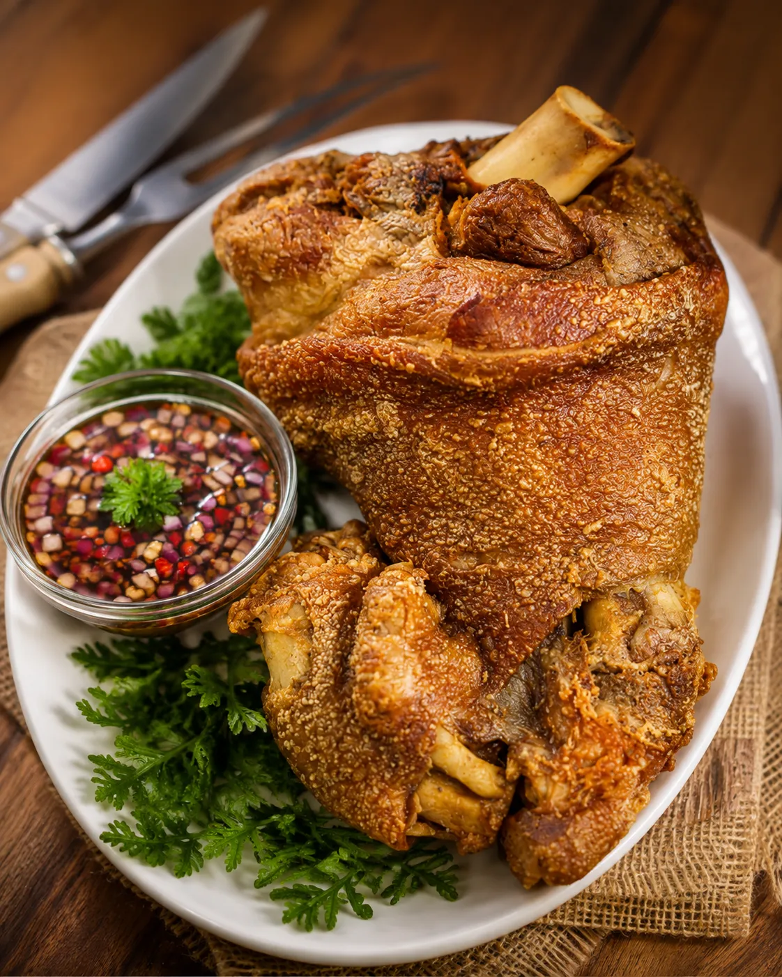 Freshly prepared Filipino sides at Mar's Sisig in Winnipeg